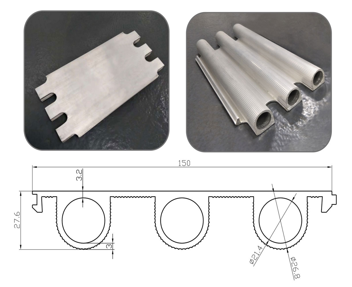 Aluminum Plate for 1000KG Contact Plate Freezer