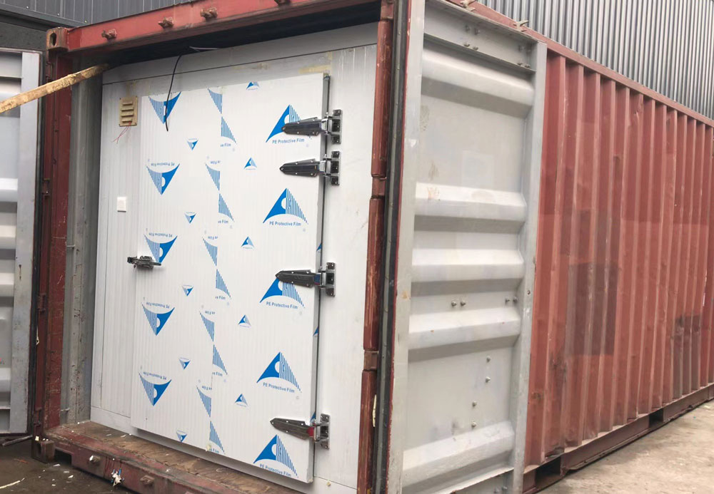 Creating a Mobile Cold Storage Using Second-Hand Shipping Containers