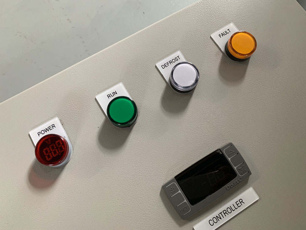 Controll Buttons for Cold Rooms