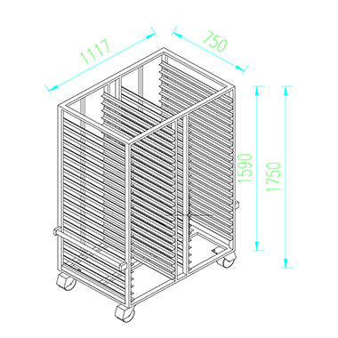 Shelf for liquid nitrogen freezer JSGS-6000L and 12000L
