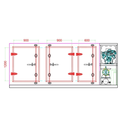 small contact plate freezer