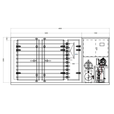 semi contact plate freezer