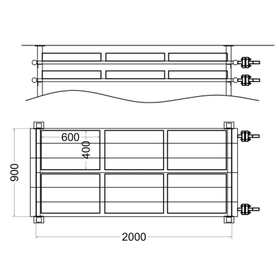 small scale industrial contact plate freezer