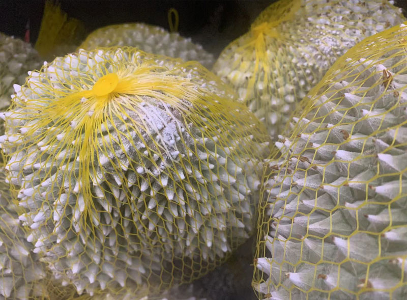 See How We Quick-Freeze Whole Durians with Liquid Nitrogen!